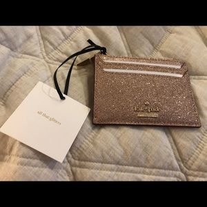 Kate Spade Glitter Card Holder
